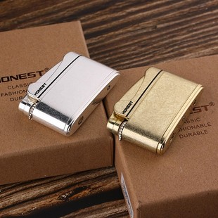 百诚气体打火机老式充气磕头机怀旧复古金属送老公男友可刻字刻图