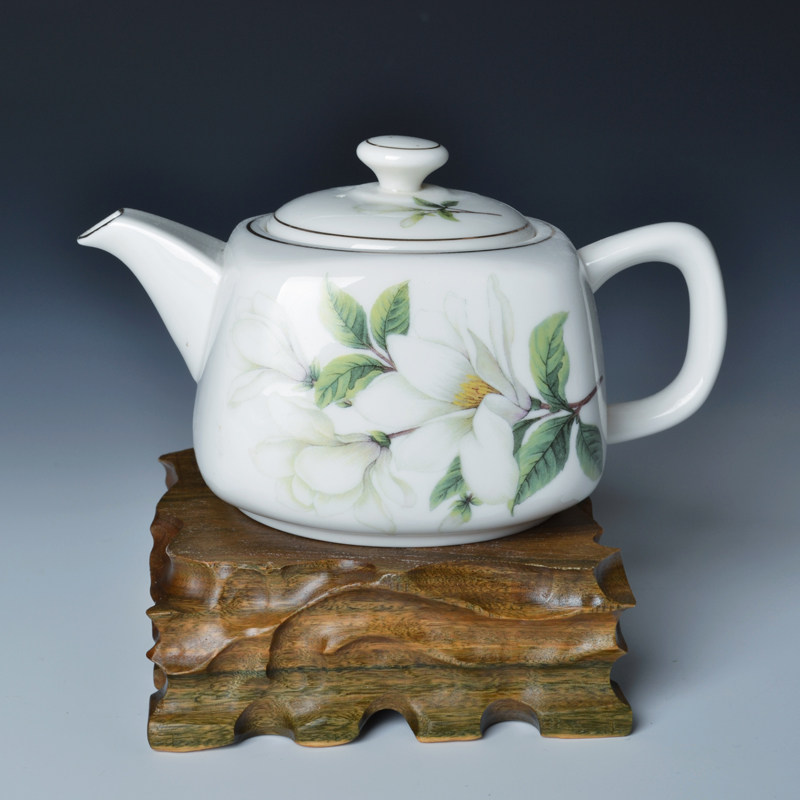 小号四方壶茶壶瓷器泡茶单壶家用