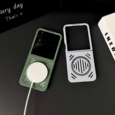 适用小米mixflip手机壳Mix Flip2新款磁吸磨砂折叠屏保护套散热肤感镜头全包防摔超薄高级感男士女款简约外壳