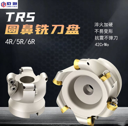 TRS/R5/R6/R8/RDMW10T3/RDMT1204/1605数控铣刀盘淬火加硬刀柄
