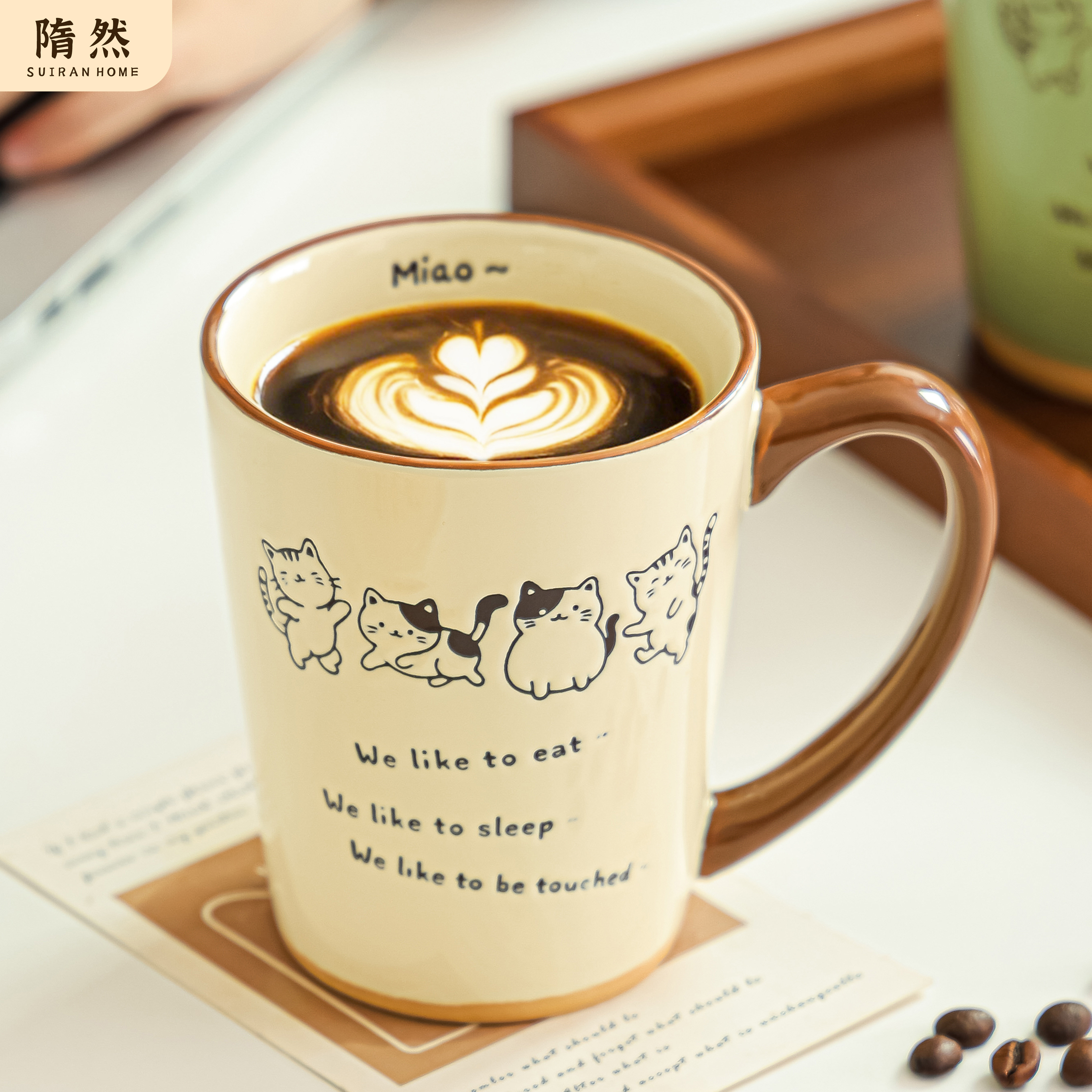 【小红书推荐】原创猫咪马克杯