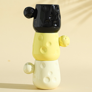 马克杯小众设计感家用2024新款 陶瓷杯子女生办公室喝水早餐咖啡杯