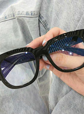 英系coss koko眼镜框米钉复古ins风欧美潮流眼镜架方形平光镜