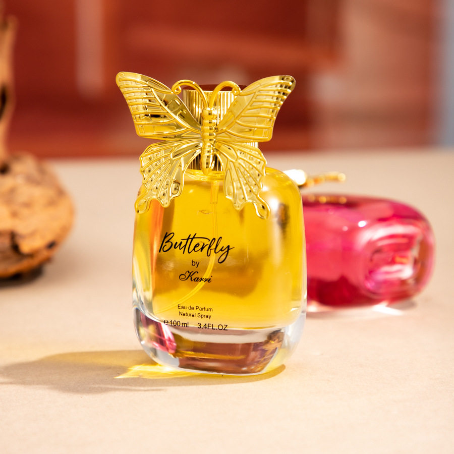 新款推荐蝴蝶结女士香水清新浪漫花果香调持久留香迪拜中东阿拉伯