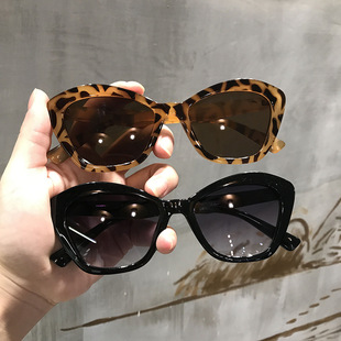 英系coss koko五边形欧美猫眼太阳镜复古新款潮太阳眼镜果冻色