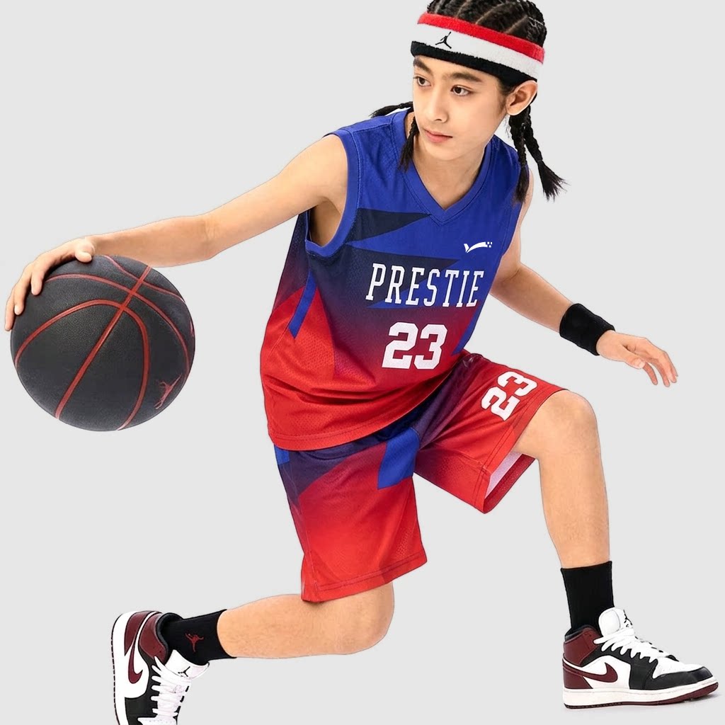 奥莱正品儿童篮球服速干套装男童球服中大童背心套詹姆斯2026新款