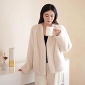 短款 貂皮大衣女修身 进口紫标天鹅绒水貂整貂皮草外套V领时尚 新款