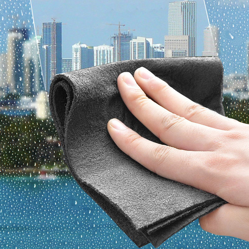 擦玻璃抹布魔力布家用神器麂皮毛巾无痕无水印加厚吸水搽镜子专用