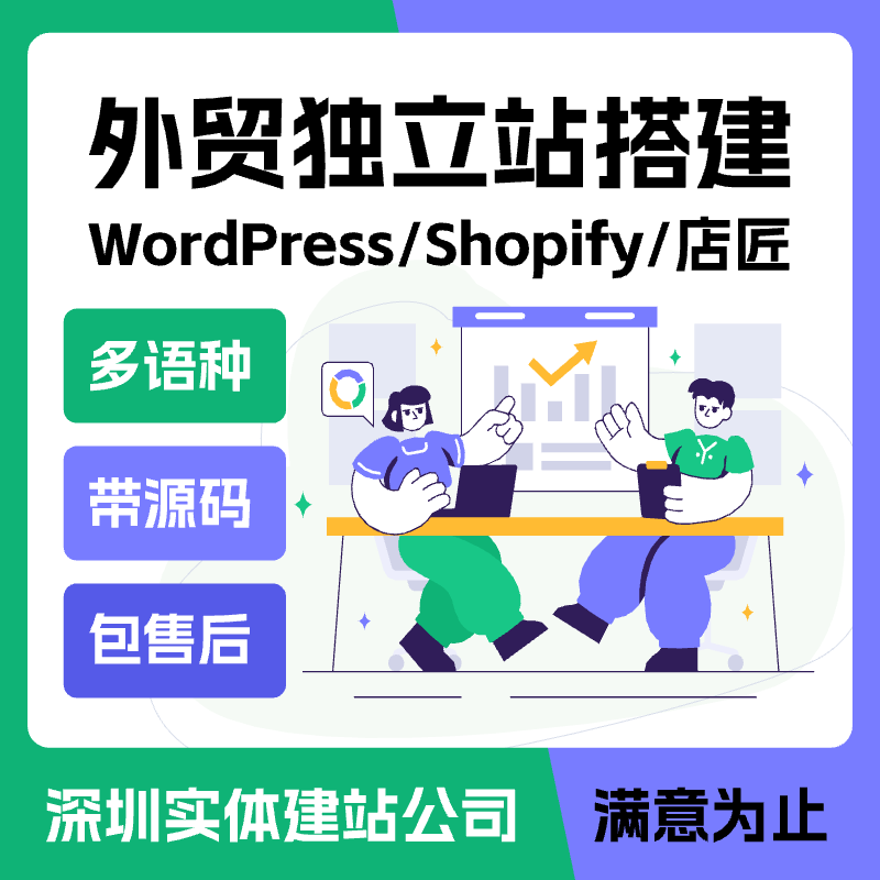 外贸独立站搭建wordpress模板自建站网站制作shopify外贸多语言