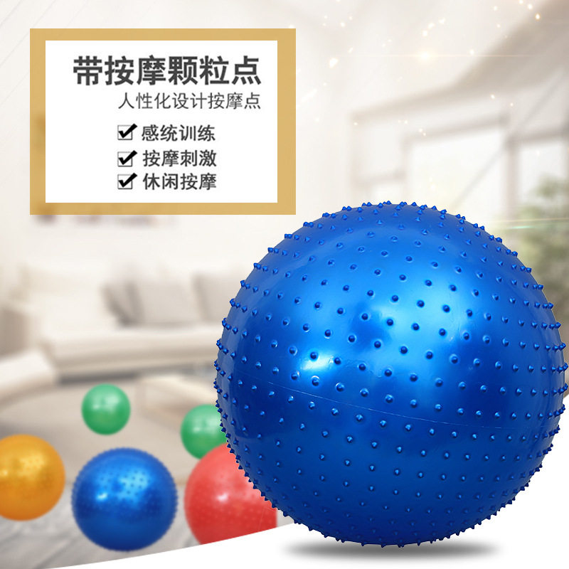 南树加厚型感统训练球大龙球瑜伽球家用健身球大刺球触觉瑜珈