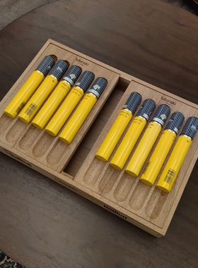 GRUS雪茄展示托盘便携式雪松木醒茄醇化架会所可放打火机工具