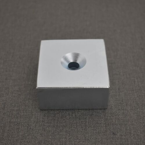 N45高强磁铁80*60*17强磁铁长方形带孔磁钢磁选机超强磁铁永磁王