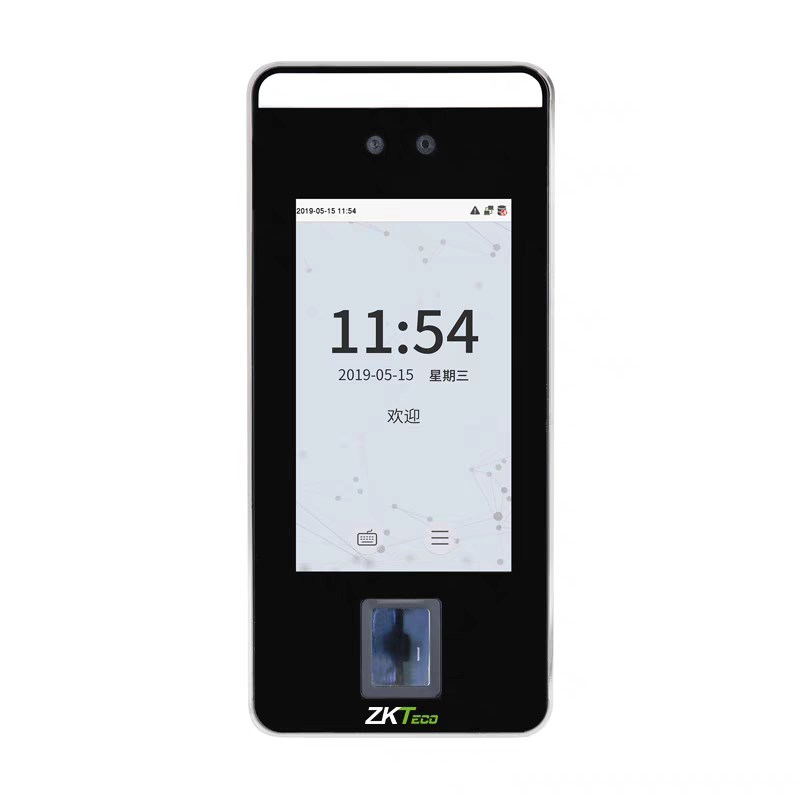 xFace600指纹人脸考勤门禁一体机ZKTeco中控面部识别门禁考勤系统图片