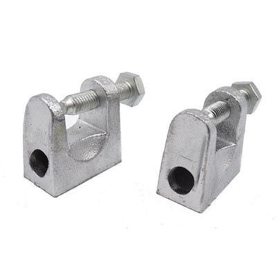 铸铁老虎卡老虎夹C型钢吊件槽钢管D卡工字钢梁卡夹C型钢配件老虎