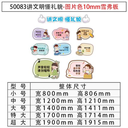 幼儿园文化明礼仪环创主题墙面装饰成品教室境布置材料楼梯贴贴画