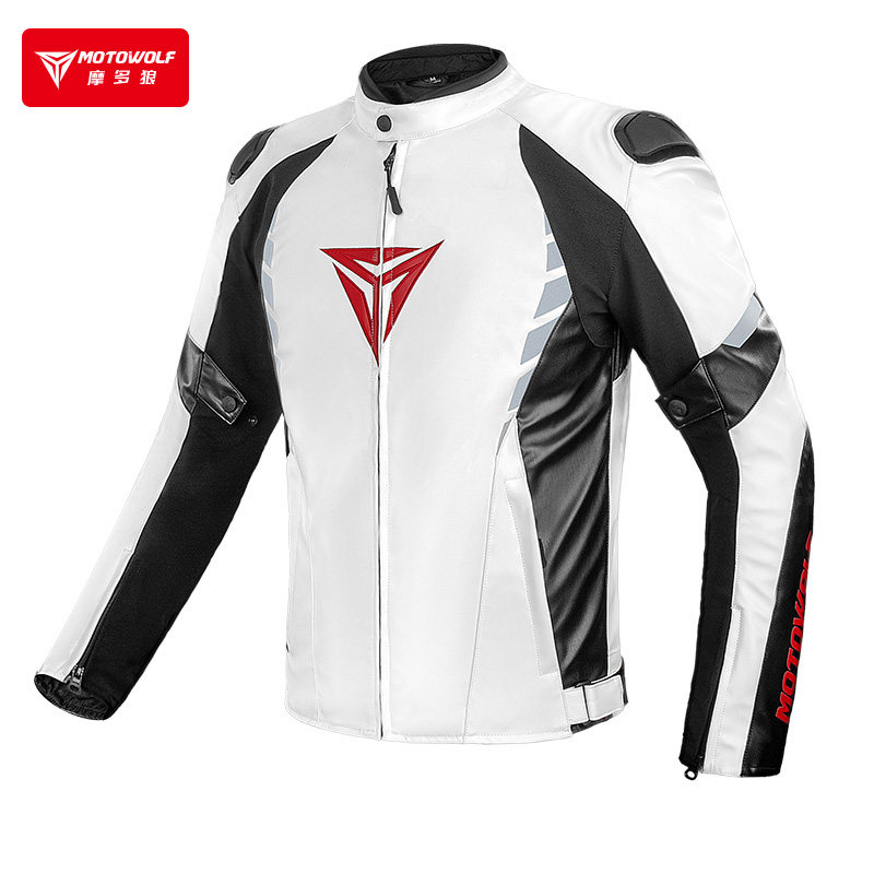 摩托车骑行服机车防风冬季保暖抗寒骑士装备赛车服防摔上衣皮夹克