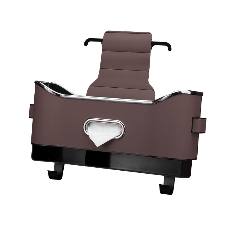 汽车载纸巾盒高级感车用座椅背多功能储物收纳神器车内皮革抽纸盒