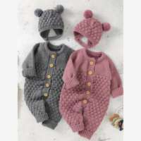 Baby boy girl Clothes Newborn for Winter Rompers new born thumbnail 4