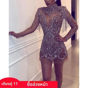 2020 Autumn/Winter women's sequined dress party evening dres