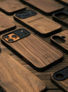 NBHD潮牌胡桃木CLOT手机壳适用iphone17proMax苹果iphoneAIR实木Fragment保护套木制全包高级感防摔