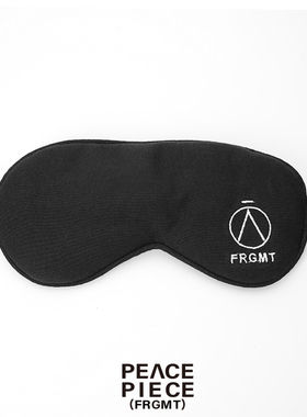 潮牌Fragment FRGMT黑色纯棉汗布不压眼透气亲肤睡眠遮光护眼眼罩