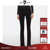 黑色微喇牛仔裤 BOOTCUT Mankind女春夏新品 中腰修身 For All