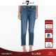 For 高级显瘦直筒时尚 All MankindSS25新款 休闲牛仔裤 美式 复古