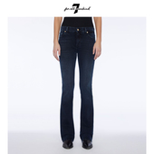 紧身深蓝色喇叭微喇牛仔裤 Mankind女春夏新款 All BOOTCUT For