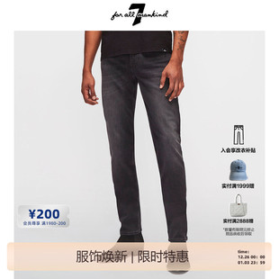 For 窄脚黑色锥形牛仔长裤 All 修身 TAPERED Mankind男中腰春季