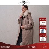 For All Mankind25新品 美式 复古毛绒宽松休闲百搭保暖中长外套