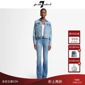 For 女直筒春夏水洗时尚 All Mankind牛仔裤 2025新款 美式 复古