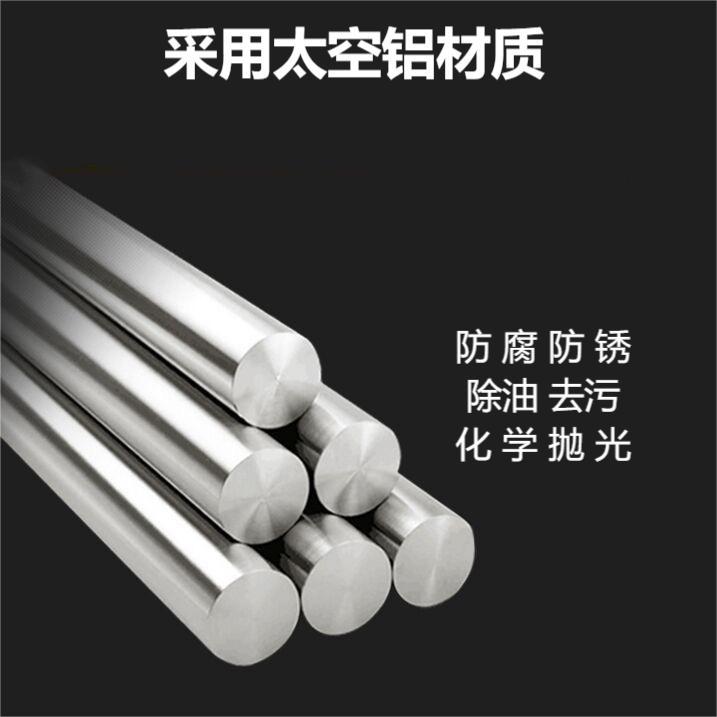 小活动太空铝浴巾架卫浴浴室挂件毛巾架杆置物架可折叠