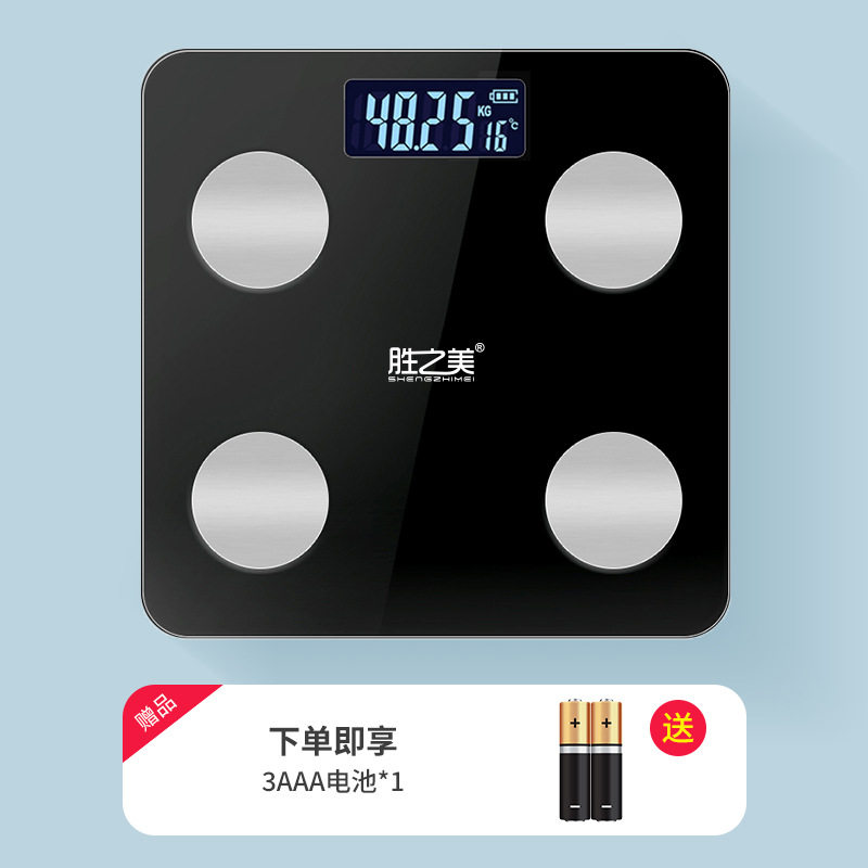 智能蓝牙体脂秤 家用电子秤体脂测量okok APP健康秤 体脂秤