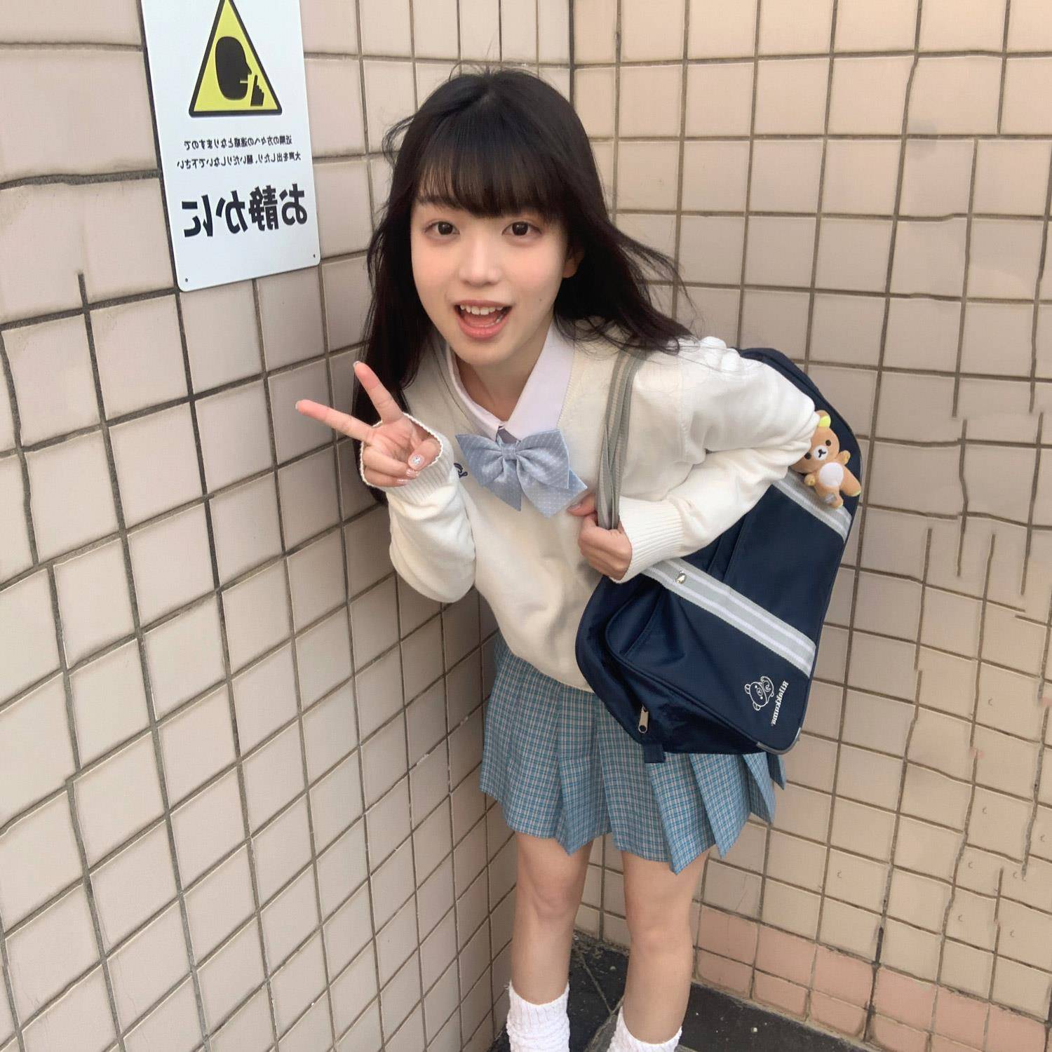 松蓝正/jk制服裙日系水蓝色FID褶校供感格裙半身裙高腰百版裙学院