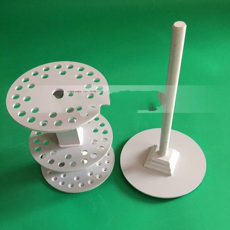 耐酸碱塑料圆盘吸量管架30孔14mm刻度移液管架圆形大肚胖肚吸管|