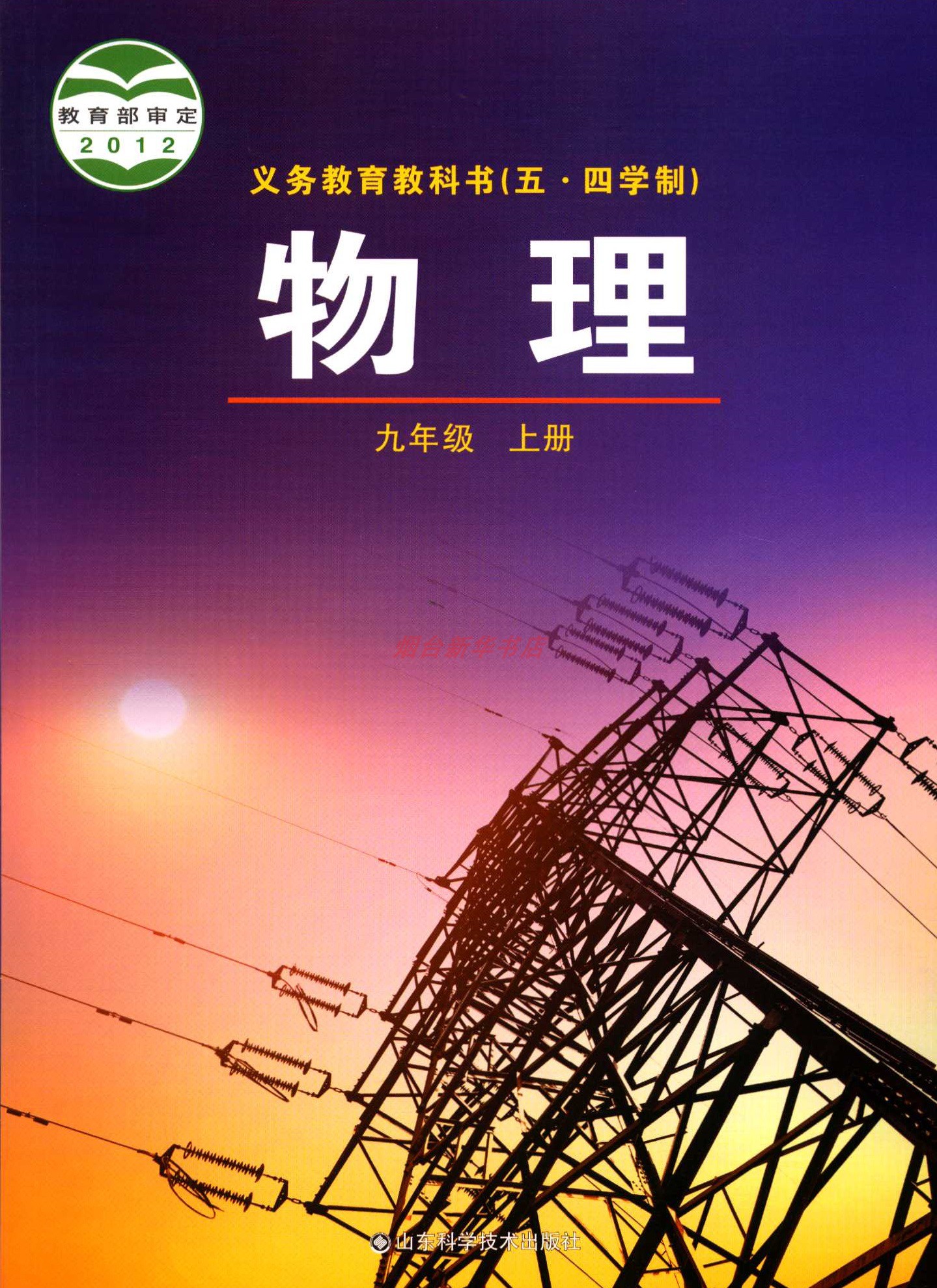 2024五四制物理9九年级上册义务教育教科书初中课本教材鲁科版山东科学技术出版社yt