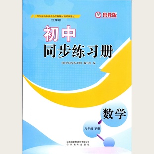 2026五四制数学8八年级下册初中同步练习册山东教育出版社配鲁教版