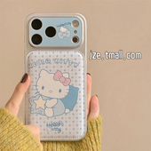 jze 可爱蓝色星星HelloKitty卡通适用苹果17ProMax手机壳iphone15新款 16pro女13全包15pro超好看14防摔手机套