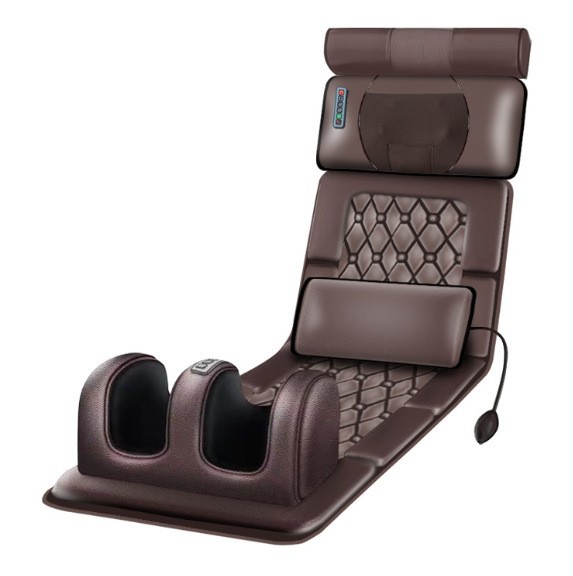 多功能电动全身按摩床垫揉捏家用气囊颈椎腰部背部按摩器加热按摩