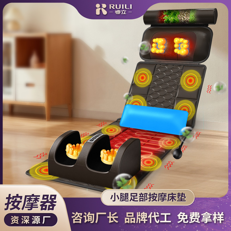 跨境多功能按摩靠垫加热揉捏电动