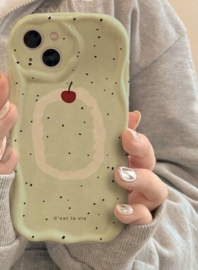 绿色苹果iPhone16pro/14/13/12手机壳se苹果xr/xsmax78plus软15