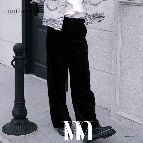 mithworld沵媞高腰阔腿休闲裤