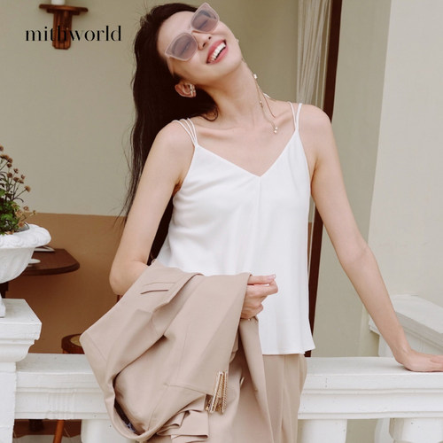 mithworld沵媞时尚纯色吊带背心