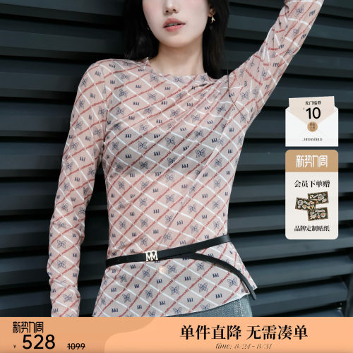mithworld/沵媞「蝴蝶格纹」上衣