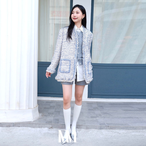 mithworld花呢小香风外套