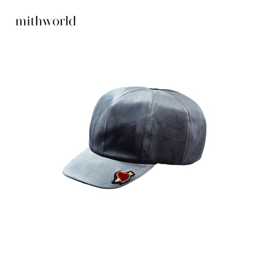 mithworld沵媞爱心刺绣帽子