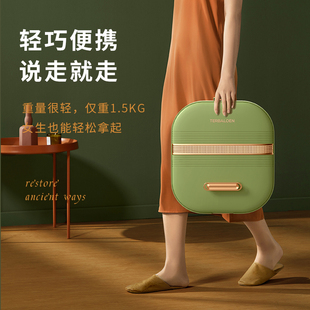 特宝隆家用可折叠便携式泡脚桶加热恒温足浴盆电动全自动按摩神器