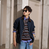 设计款 DAVID 夹克外套 25秋季 巴恩风翻领美式 NAMAN 男女同款