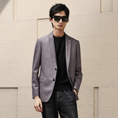 NAMAN 高级感 灰色轻商务休闲男士 DAVID 新品 西服外套单西