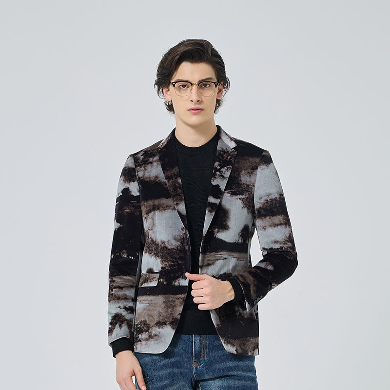 DAVID NAMAN【纯棉亲肤】春夏时尚原创扎染艺术风男休闲西服外套,男装,西服,淘宝优惠券,粉丝福利购,淘宝优惠卷